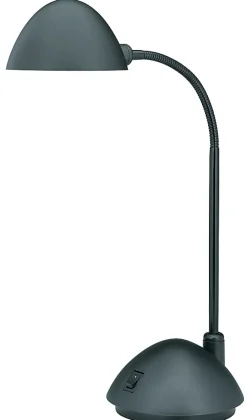 Realspace® LED Desk Lamp, Adjustable, 16-1/2"H, Black