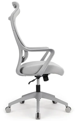 Realspace® Lenzer Mesh High-Back Task Office Chair, Gray, BIFMA Compliant