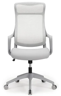 Realspace® Lenzer Mesh High-Back Task Office Chair, Gray, BIFMA Compliant