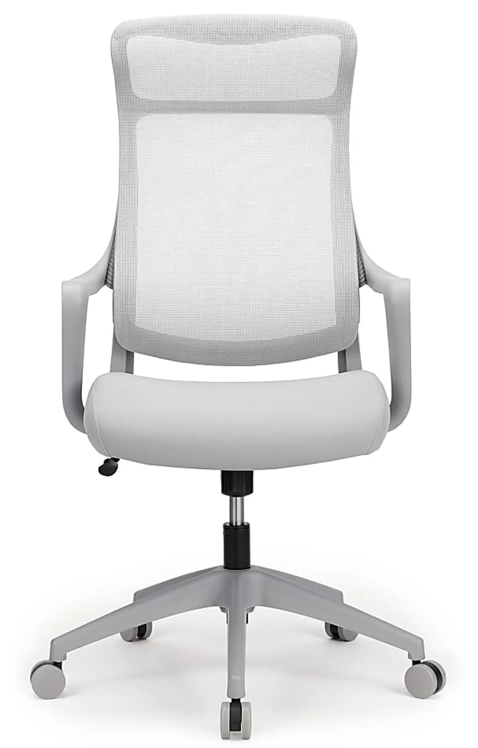 Realspace® Lenzer Mesh High-Back Task Office Chair, Gray, BIFMA Compliant