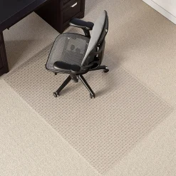 Realspace™ Low Pile Chair Mat, 46" x 60", Clear
