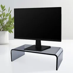 Realspace® Lucenti Acrylic Monitor Stand, 4