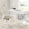 Realspace™ Lusina LED Organizer Desk Lamp With USB, 18"H, White