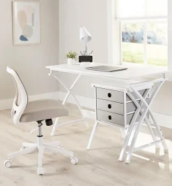 Realspace™ Lusina LED Organizer Desk Lamp With USB, 18"H, White