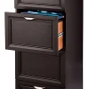 Realspace® Magellan 19”D Vertical 4-Drawer File Cabinet, Espresso