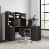 Realspace® Magellan 72"H 5-Shelf Contemporary Bookcase With Doors, Espresso/Dark Finish