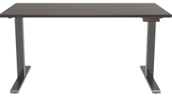 Realspace® Magellan Performance Electric 60"W Height-Adjustable Standing Desk, Espresso, BIFMA Compliant