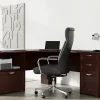 Realspace® Magellan Performance 71"W L-Shaped Corner Desk, Cherry
