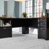 Realspace® Magellan Performance 71"W L-Shaped Corner Desk, Espresso