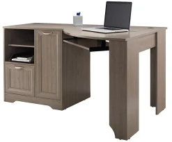 Realspace® Magellan 60"W Corner Computer Desk, Gray