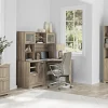 Realspace® Magellan 60"W Corner Computer Desk, Blonde Ash
