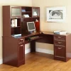 Realspace® Magellan 59"W L-Shape Corner Computer Desk, Classic Cherry
