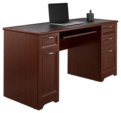 Realspace® Magellan 59"W Manager's Computer Desk, Classic Cherry