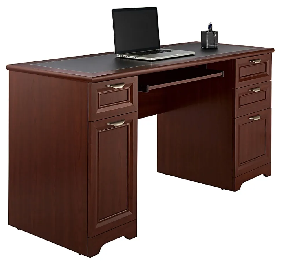 Realspace® Magellan 59"W Manager's Computer Desk, Classic Cherry
