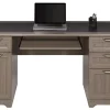 Realspace® Magellan 59"W Manager's Computer Desk, Gray