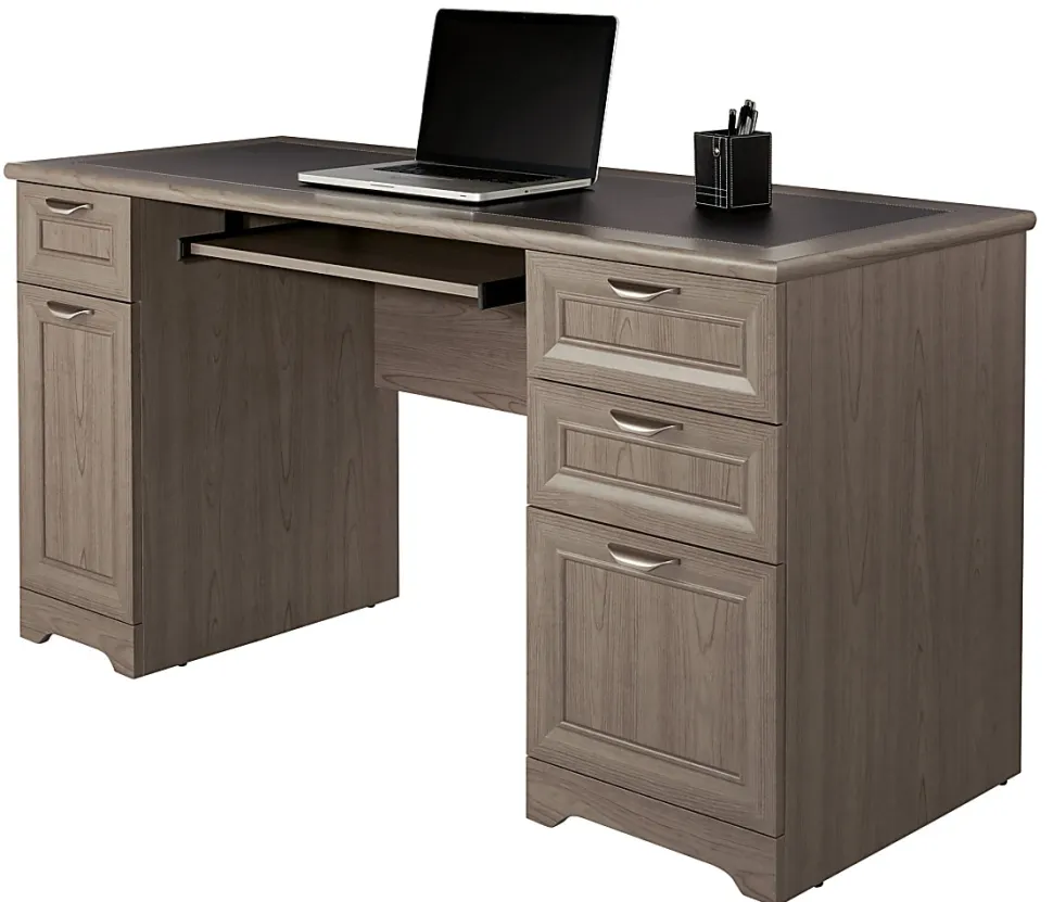 Realspace® Magellan 59"W Manager's Computer Desk, Gray