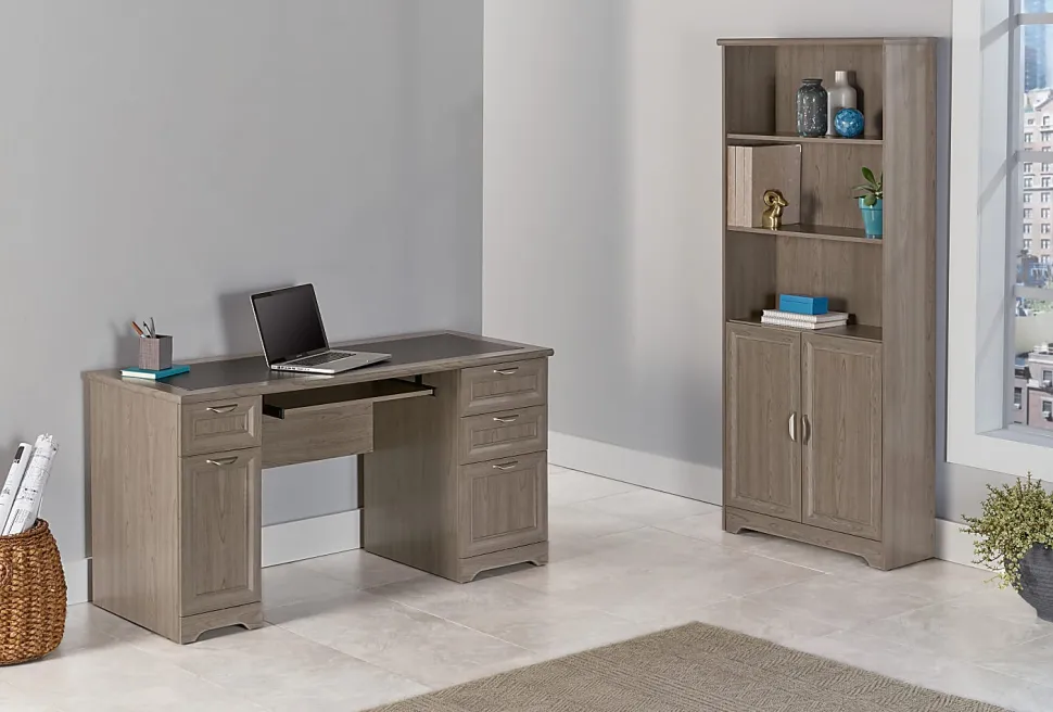 Realspace® Magellan 59"W Manager's Computer Desk, Gray