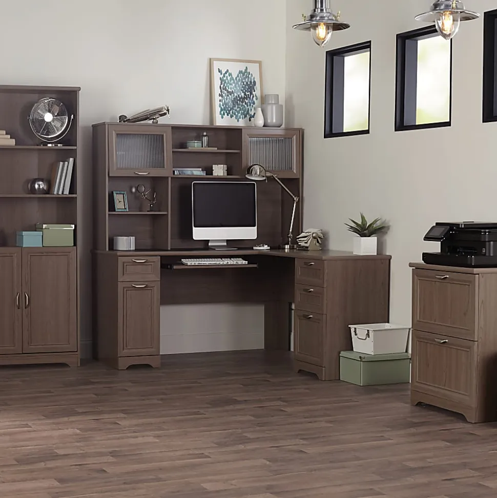 Realspace® Magellan 23-1/2"W x 16-9/16"D Lateral 2-Drawer File Cabinet, Gray