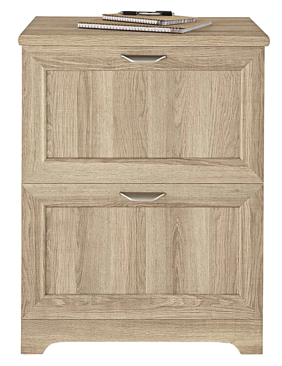 Realspace® Magellan 23-1/2"W x 16-1/2"D Lateral 2-Drawer File Cabinet, Blonde Ash
