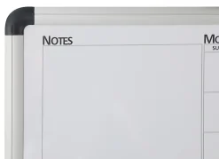 Realspace™ Magnetic Dry-Erase Whiteboard/Cork Calendar Board, 18