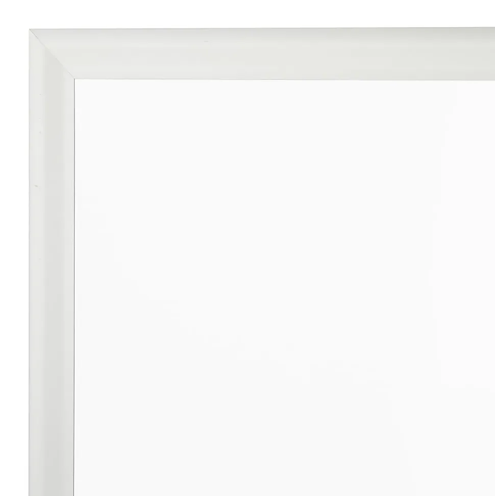 Realspace™ Magnetic Dry-Erase Whiteboard, 48'' x 72" , Aluminum Frame With Silver Finish