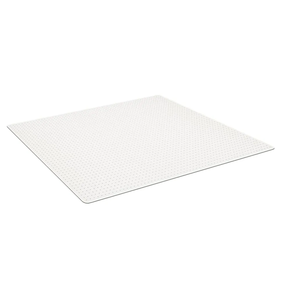Realspace™ Medium Pile Chair Mat, Ramped Edge, 46" x 60", Clear