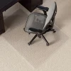 Realspace™ Medium Pile Chair Mat, Wide Lip, Ramped Edge, 45" x 53", Clear