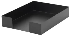 Realspace™ Metal Letter Tray With Antimicrobial Treatment, Letter Size, Black