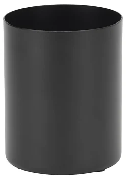 Realspace⢠Metal Pencil Cup With Antimicrobial Treatment, 4" x 3-3/16" x 3-3/16", Black