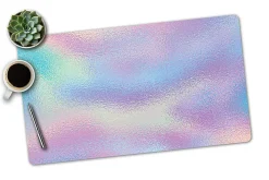 Realspace⢠Modern Desk Pad, 14-3/4" x 26", 30% Recycled, Iridescent