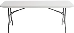 Realspace® Molded Plastic Top Folding Table, 29