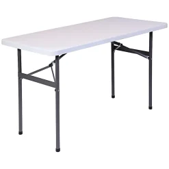Realspace® Molded Plastic Top Folding Table, 29