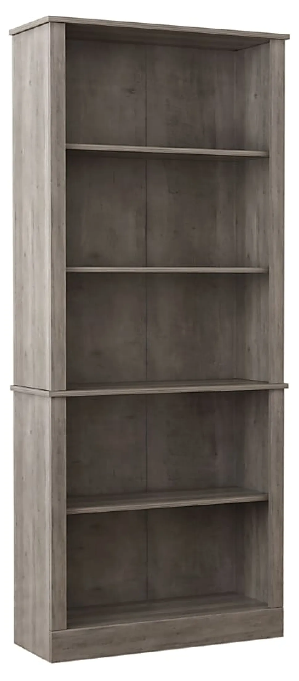 Realspace® Peakwood 71"H 5-Shelf Bookcase, Smoky Brown