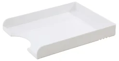 Realspace® Plastic Letter Tray, White