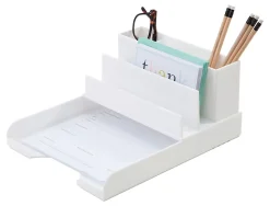 Realspace® Plastic Letter Tray, White