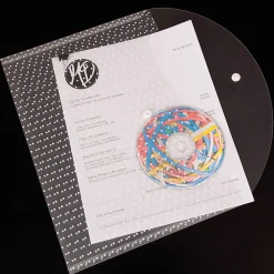 Realspace™ Poly Project Envelope, Letter Size, Clear/White Dots