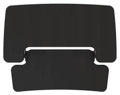 Realspace® P10 Pneumatic Standing Desk Riser Converter With Keyboard Tray, 20"H x 31-1/2"W x 25"D, Black