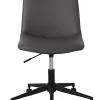 Realspace® Praxley Faux Leather Low-Back Task Office Chair, Dark Gray, BIFMA Compliant
