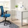 Realspace® Radley Mesh/Fabric Mid-Back Task Office Chair, Rich Blue, BIFMA Compliant