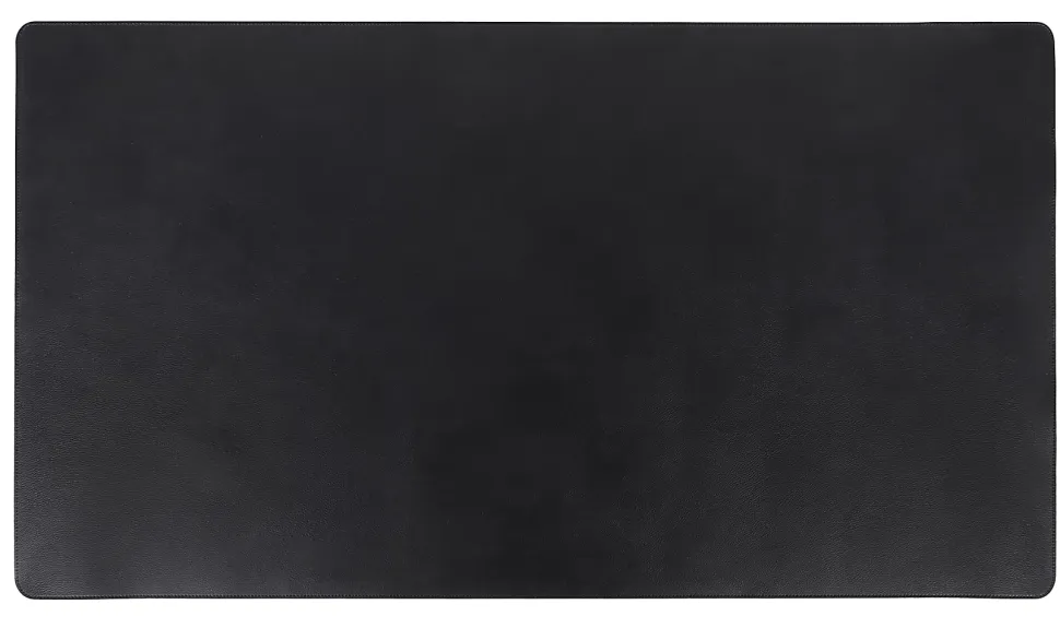 Realspace™ Reversible Desk Pad With Antimicrobial Treatment, 20" x 36", Black/Gray