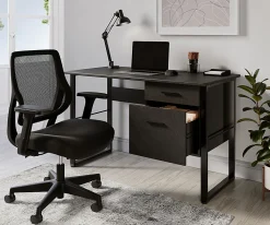 Realspace® Sensi Mesh/Fabric Low-Back Task Office Chair, Black, BIFMA Compliant
