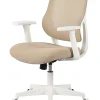 Realspace® Sensi Mesh/Fabric Low-Back Task Chair, Oatmeal/White, BIFMA Compliant