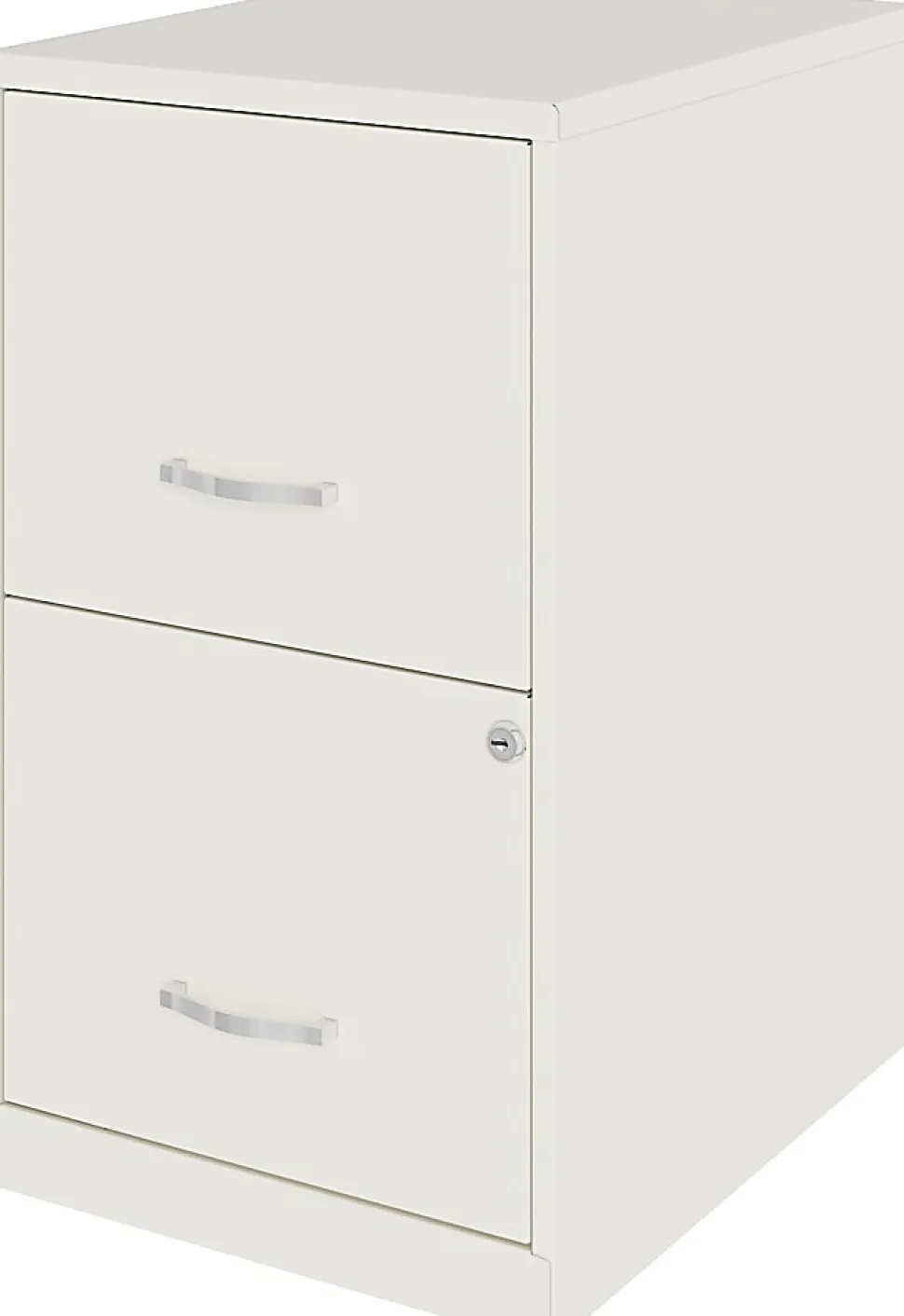 Realspace SOHO® Smart 18"D Vertical 2-Drawer File Cabinet, White