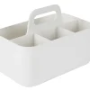 Realspace™ Stackable Storage Caddy, Small Size, White