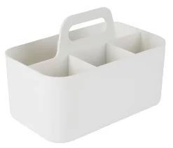 Realspace⢠Stackable Storage Caddy, Small Size, White
