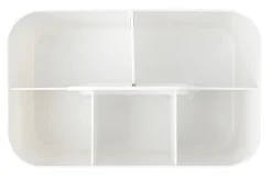 Realspace™ Stackable Storage Caddy, Small Size, White
