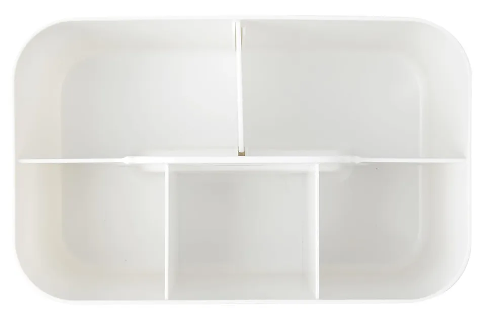 Realspace™ Stackable Storage Caddy, Small Size, White