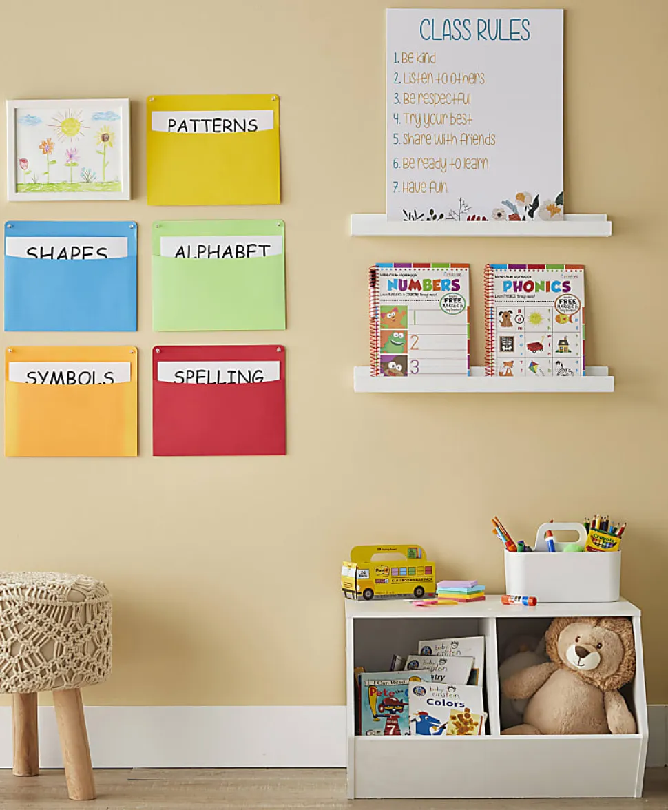 Realspace™ Stackable Storage Caddy, Small Size, White