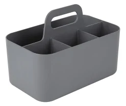 Realspace™ Stackable Storage Caddy, Small Size, Gray