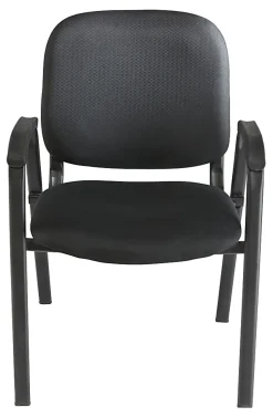 Realspace® Stacking Guest Office Chair, Black